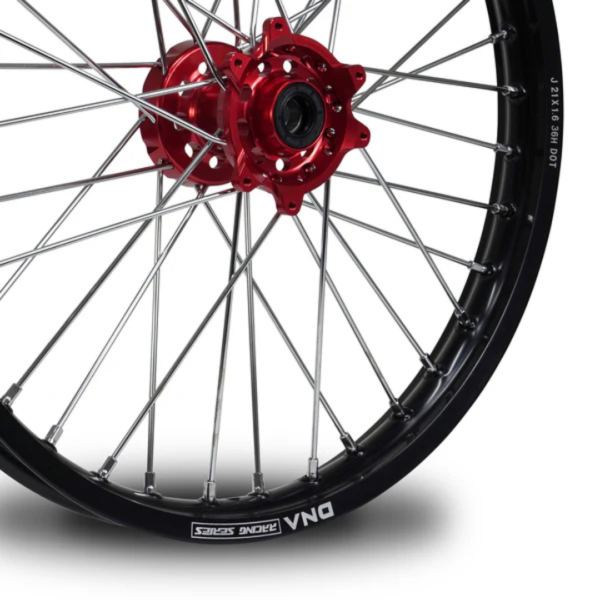 HONDA MX WHEEL SET 21"19" CNC BILLET - Image 5